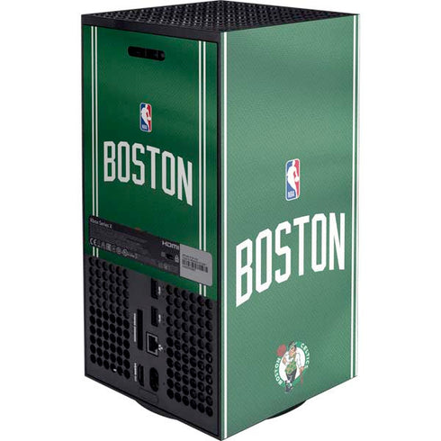 NBA Boston Celtics Jersey XBox Series X Digital Edition Console Skin